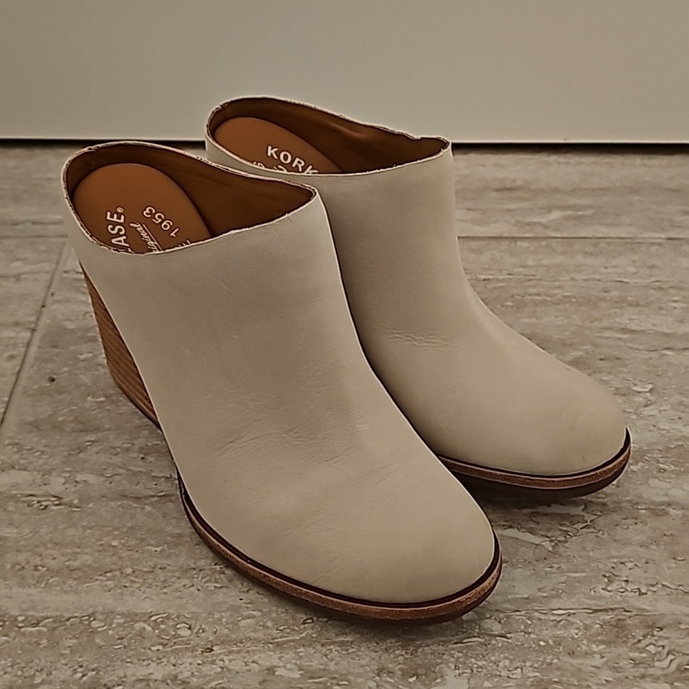 Kork-Ease Challis Natural Nude/Cream Clog sz 6
